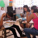 Estudiantes en aula
